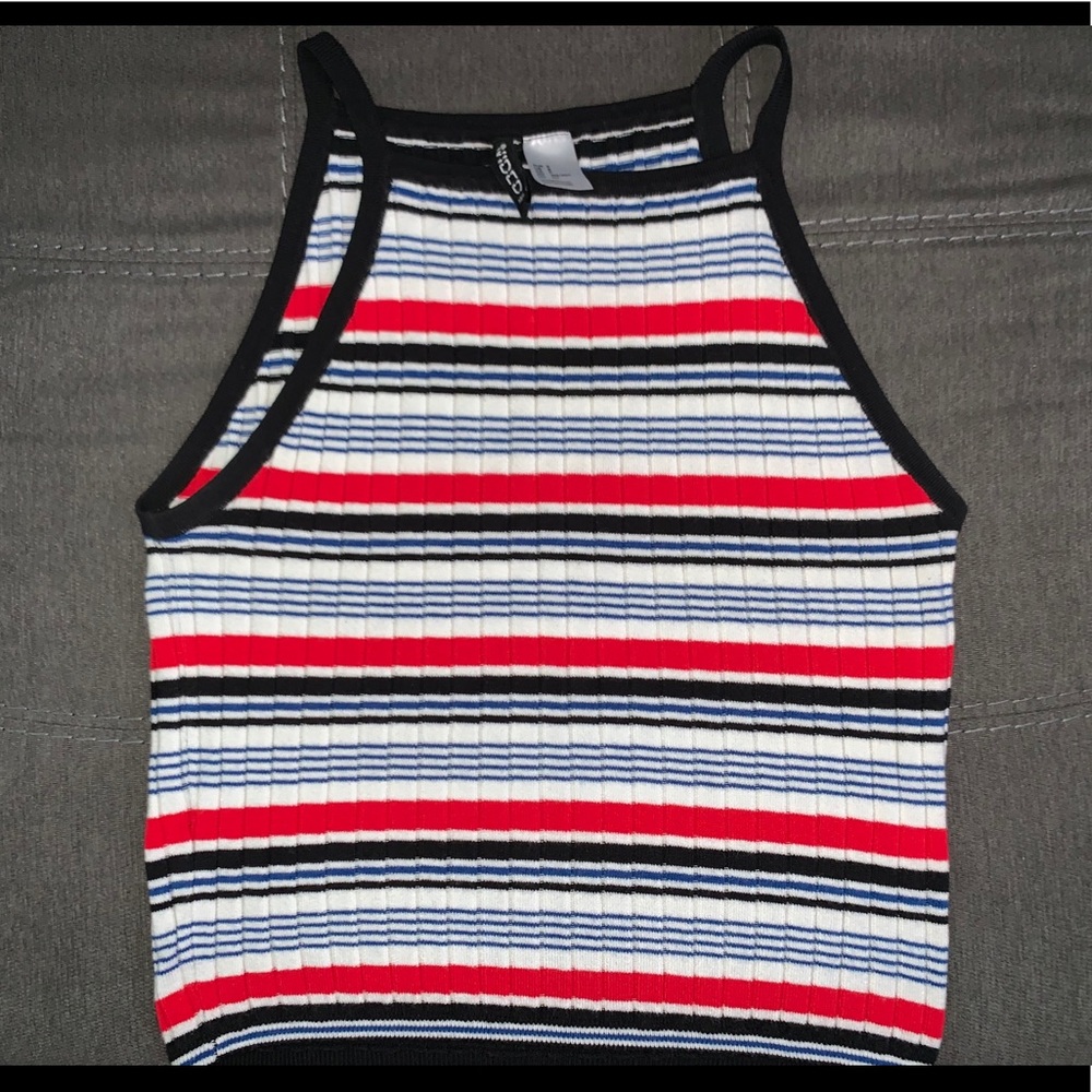 H&M cropped halter top
